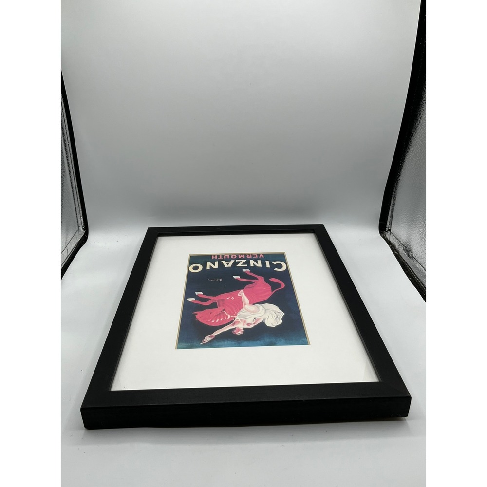 Cinzano Vermouth Framed Art Print Leonetto Cappiello Red Zebra Vintage Poster - Picture 6 of 11